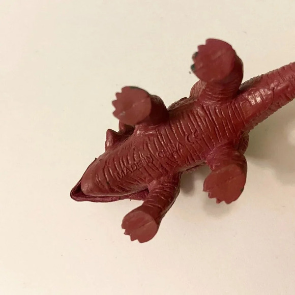 Vintage Mix Lot 3 Dinosaur Figures  Styracosaurus Trex Triceratops Toys - Picture 8 of 11